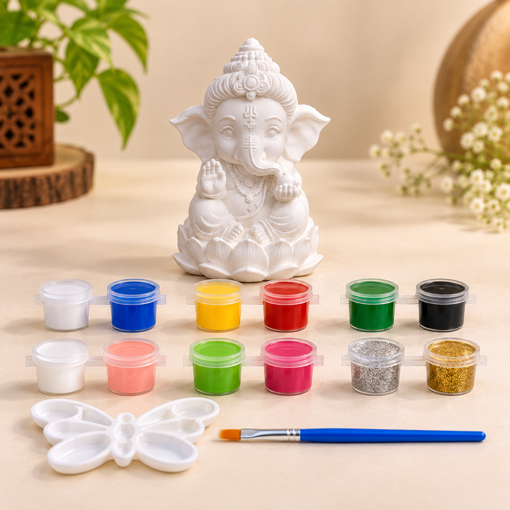 3D Ganesha DIY Painting Kit – Paint Your Own Little Ganesha