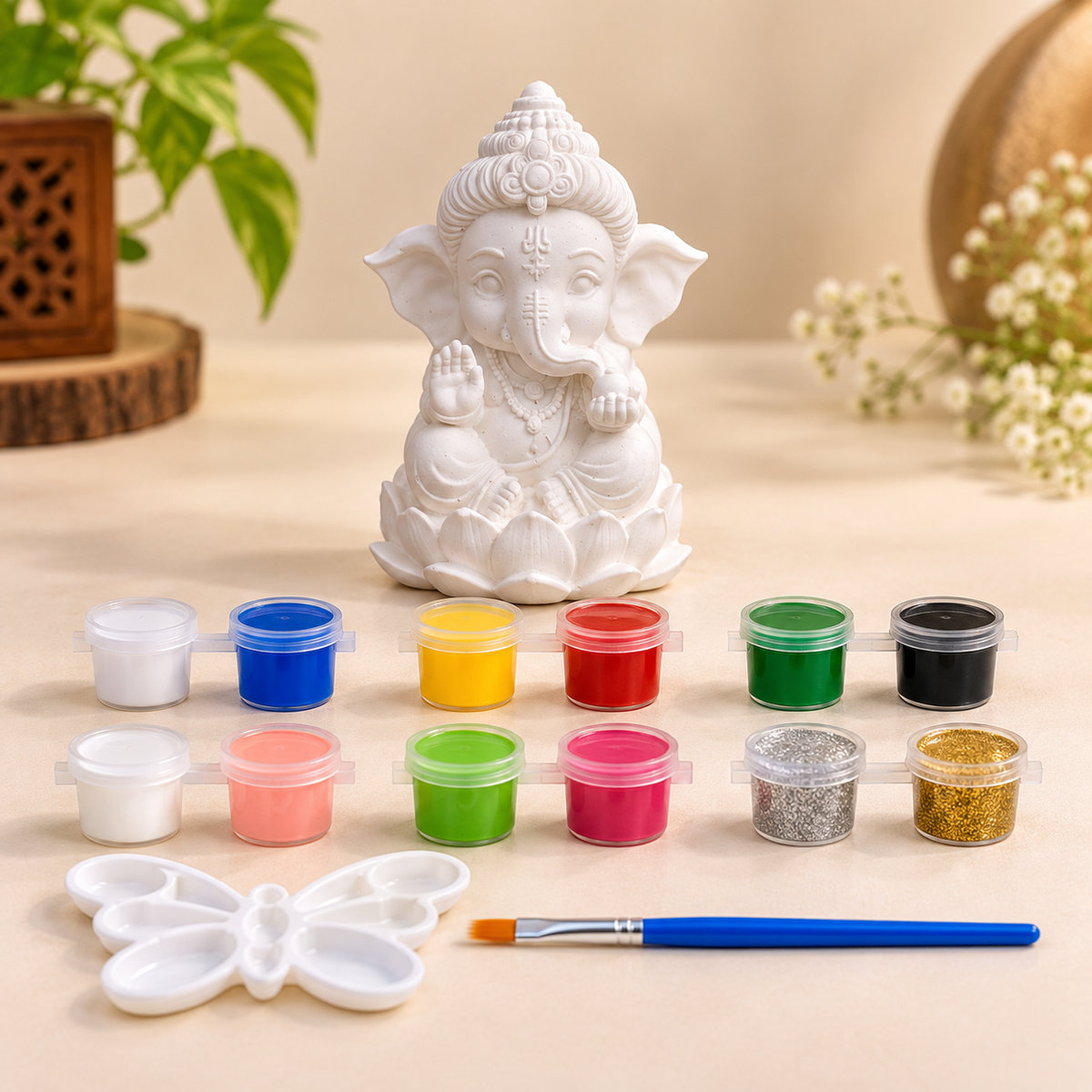 3D Ganesha DIY Painting Kit – Paint Your Own Little Ganesha
